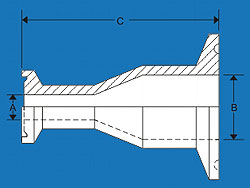 pharmOvate Disposables Plastic Pipework - Concentric Reducers